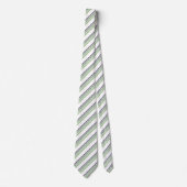 Cute modern white stripes ネクタイ (正面)