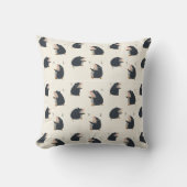 Cute Mole Throw Pillow – Design for Kid クッション (正面)