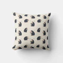 Cute Mole Throw Pillow – Design for Kid クッション