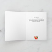 Cute Mom and Dad Christmas Folded Holiday Card シーズンカード (内部)