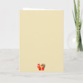 Cute Mom and Dad Christmas Folded Holiday Card シーズンカード (裏面)