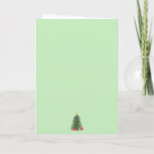 Cute Mom and Dad Christmas Folded Holiday Card シーズンカード (裏面)