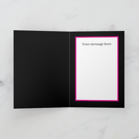 Cute Momma making word art  カード (内部)