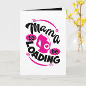 Cute Momma making word art  カード (黄色い花)