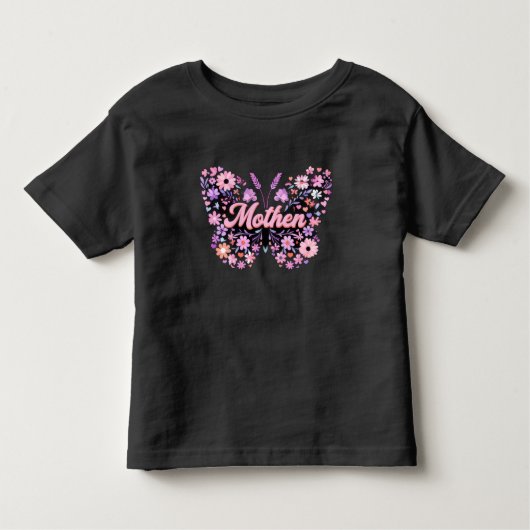 Cute Mommy Love Graphic Tee for Kids トドラーTシャツ (正面)