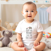 Cute Mommy's Baby Elephants Bodysuit