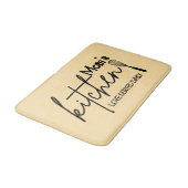 Cute Mom's kitchen word art バスマット (アングル)