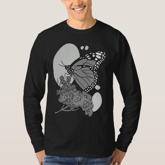 Cute Monarch Butterfly for Women Men Insect Tシャツ (正面)