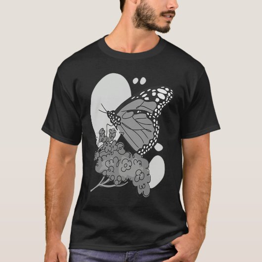 Cute Monarch Butterfly for Women Men Insect Tシャツ (正面)