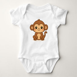 Cute Monkey Baby Bodysuit ベビーボディスーツ