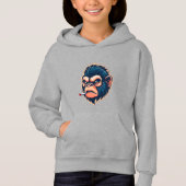 Cute Monkey Baby Hoodie (正面)