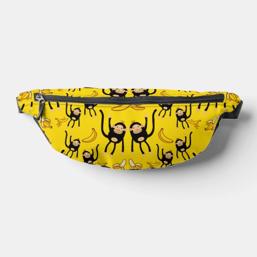 Cute Monkey Birthday  ファニーパック (レイダウン)