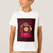 cute monkey design tシャツ (正面)