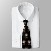 Cute Monkey Kawaii Neck Tie ネクタイ (タイ)