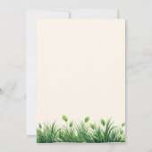 Cute Monkey See Monkey Two Safari 2nd Birthday 招待状 (裏面)