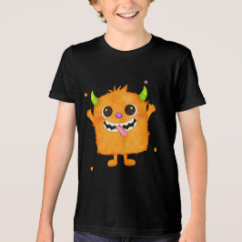 Cute Monster Kids Tee, Birthday Gift for Boys  トライブレンドＴシャツ