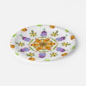 cute monster paper plates ペーパープレート (アングル)