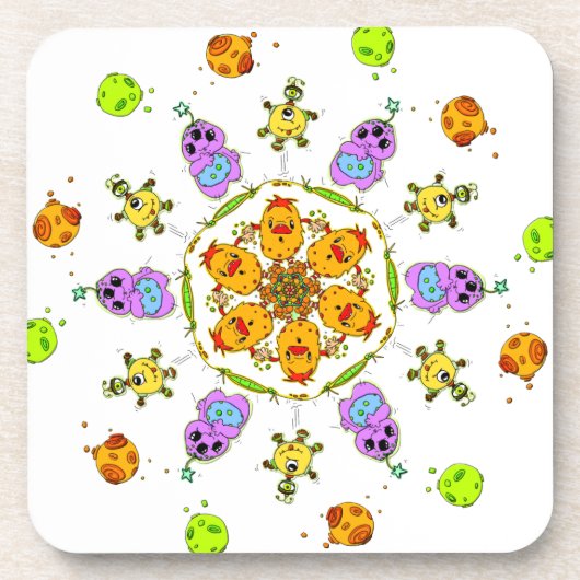 cute monsters コースター (正面)