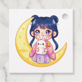 Cute Moon Bunny Girl  フェイバータグ (裏面)