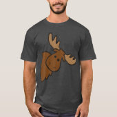 Cute Moose Elk Deer Funny Alaska Moose Small gift Tシャツ (正面)