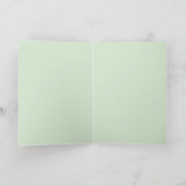 Cute Mother Bunny Floral Easter & Mother's Day カード (内部)