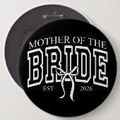 Cute Mother Of The Bride Est 2026 缶バッジ (正面&裏面)