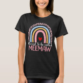 Cute Mother s Day Blessed To Be Called Meemaw Rain Tシャツ (正面)