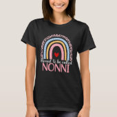 Cute Mother s Day Blessed To Be Called Nonni Rainb Tシャツ (正面)