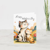 Cute Mother’s Day Cat Card シーズンカード (正面)