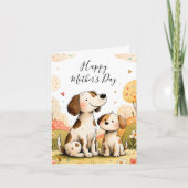 Cute Mother’s Day Dog Card シーズンカード (正面)