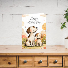 Cute Mother’s Day Dog Card シーズンカード