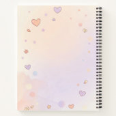 Cute Mother's Day Floral Notebook ノートブック (裏面)