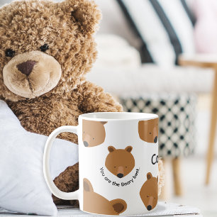 Cute Motivational Bear Name Animal コーヒーマグカップ