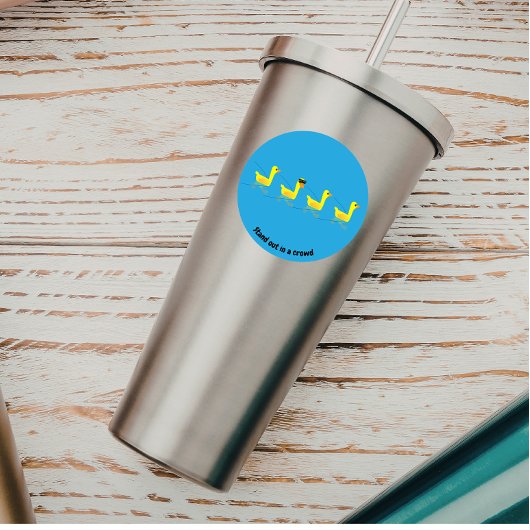 Cute Motivational Ducks シール