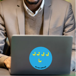 Cute Motivational Ducks シール