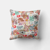 Cute Motivational – Positive Quote Kawaii  クッション (裏面)