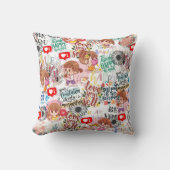 Cute Motivational – Positive Quote Kawaii  クッション (正面)