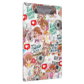 Cute Motivational – Positive Quote Kawaii  クリップボード (右)