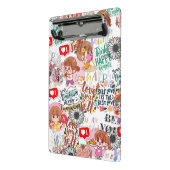 Cute Motivational – Positive Quote Kawaii  ミニクリップボード (アングル2)