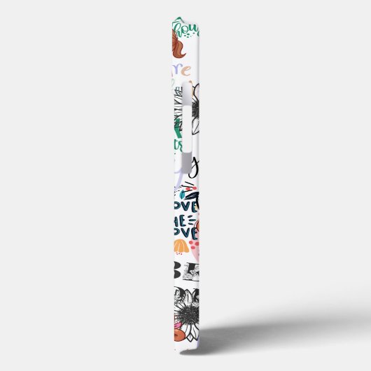 Cute Motivational – Positive Quote Kawaii  Case-Mate iPhoneケース (裏面 / 左)