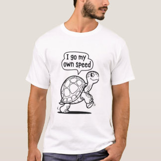 Cute Motivational Turtle Cartoon Tシャツ