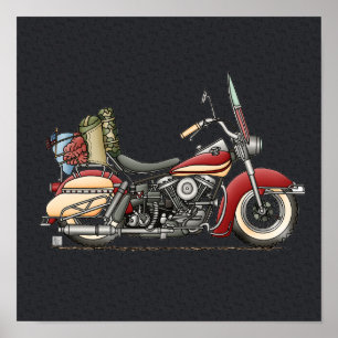 Cute Motorcycle ポスター