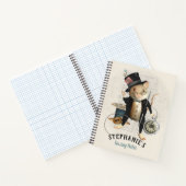 Cute Mouseビクトリアン裁縫ノートJournal ノートブック (内部)