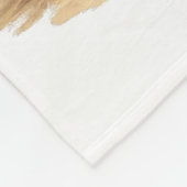 Cute Mouse Coffee Blanket – Kawaii Animal フリースブランケット (角)