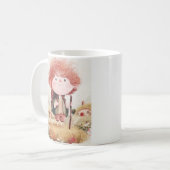 Cute Mouse Coffee Mug Kind_Ones Style Cozy Minimal コーヒーマグカップ (正面左)