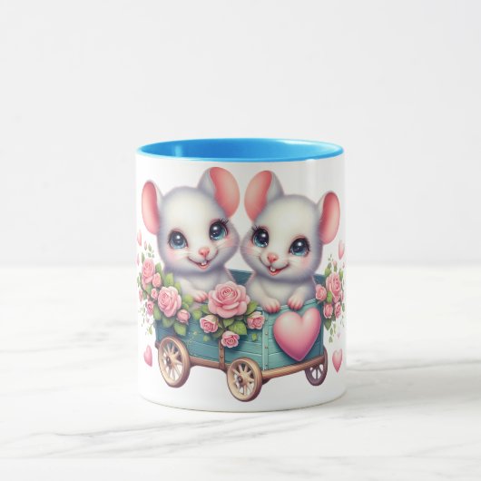 Cute Mouse mug マグカップ (中央)