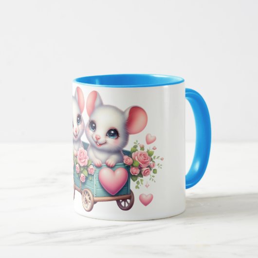 Cute Mouse mug マグカップ (正面右)