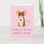 Cute Mouse Sending You My Love, Squeak by Squeak シーズンカード (正面)