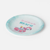 Cute Mouse  Stylish Beach   ペーパープレート (アングル)