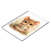 Cute Mouse Tea Spiral Notebook Kawaii ノートブック (左側)